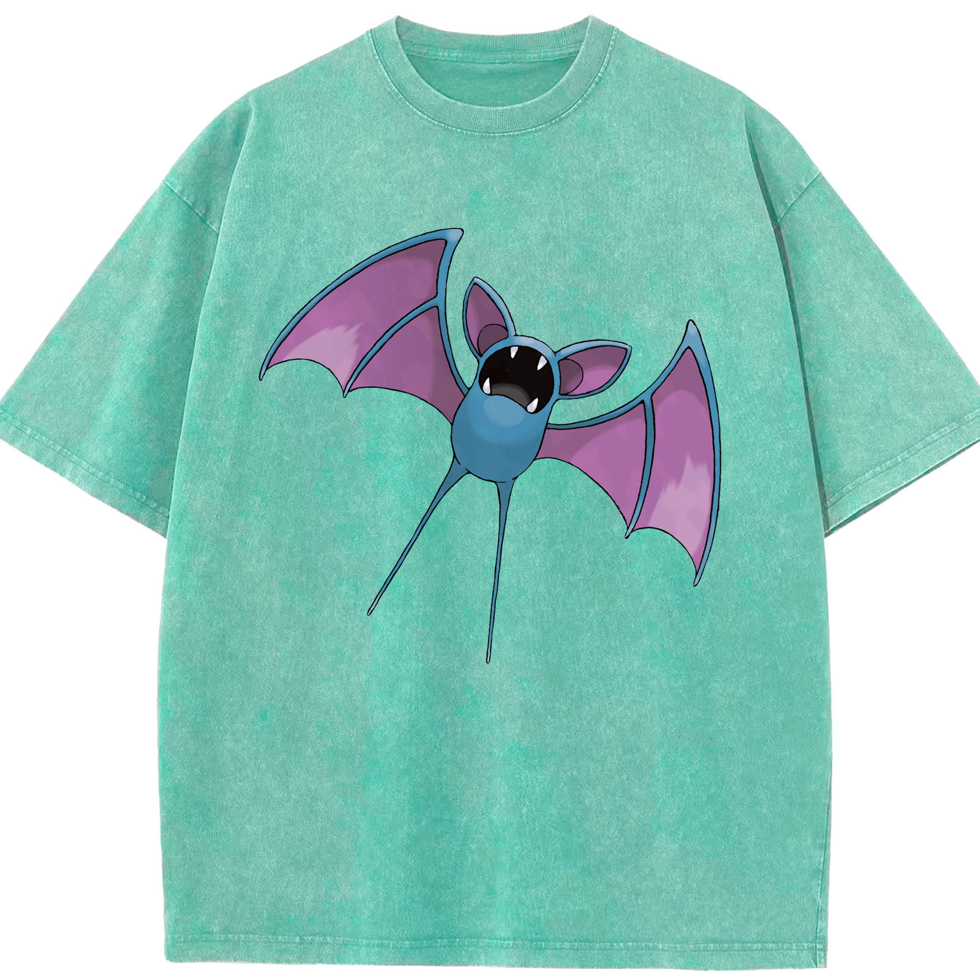 （画像用） ポケットモンスター Pokémon 綿100% ヴィンテージ風 半袖Tシャツ（フロントプリント）